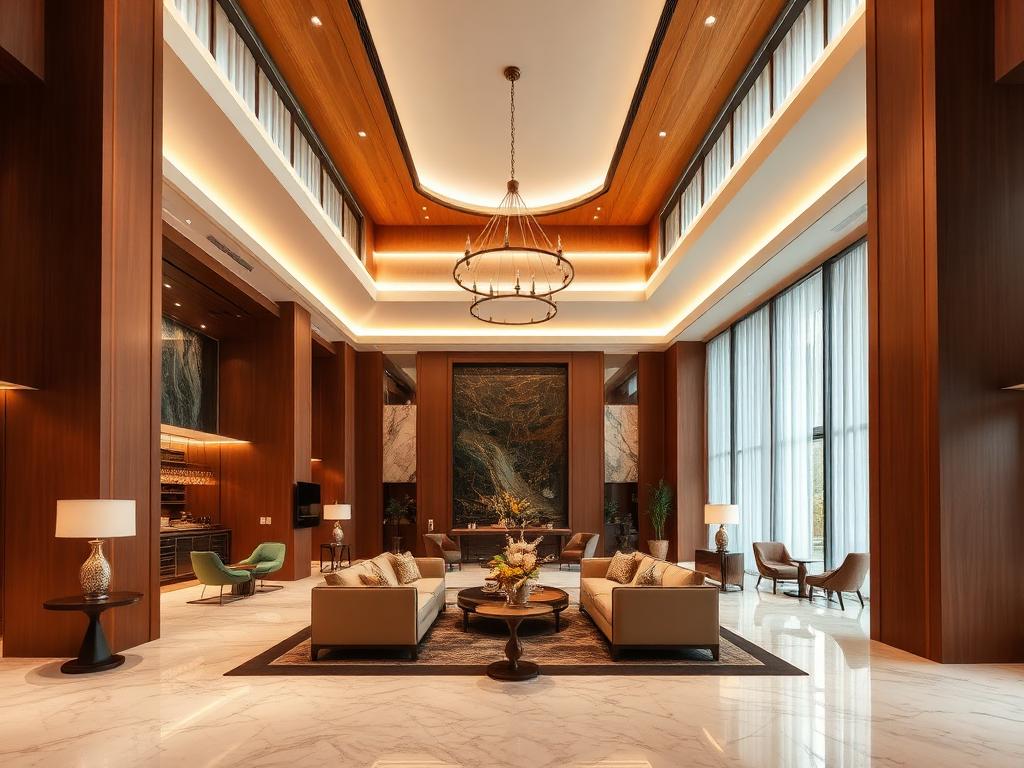 Clubhouse lounge at DKG Aveda, Aerocity Mohali